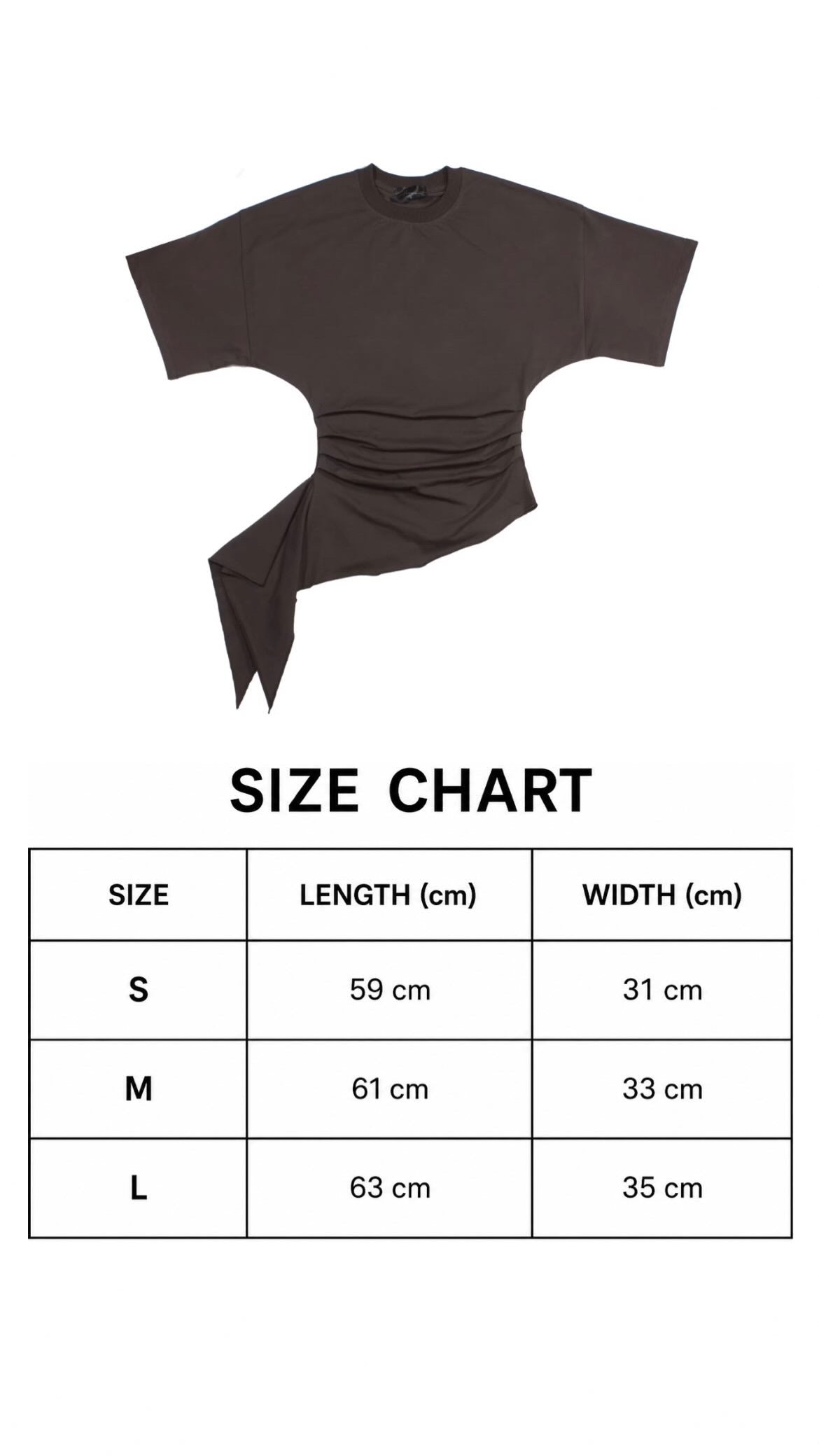 Short sleeve ruched t-shirt